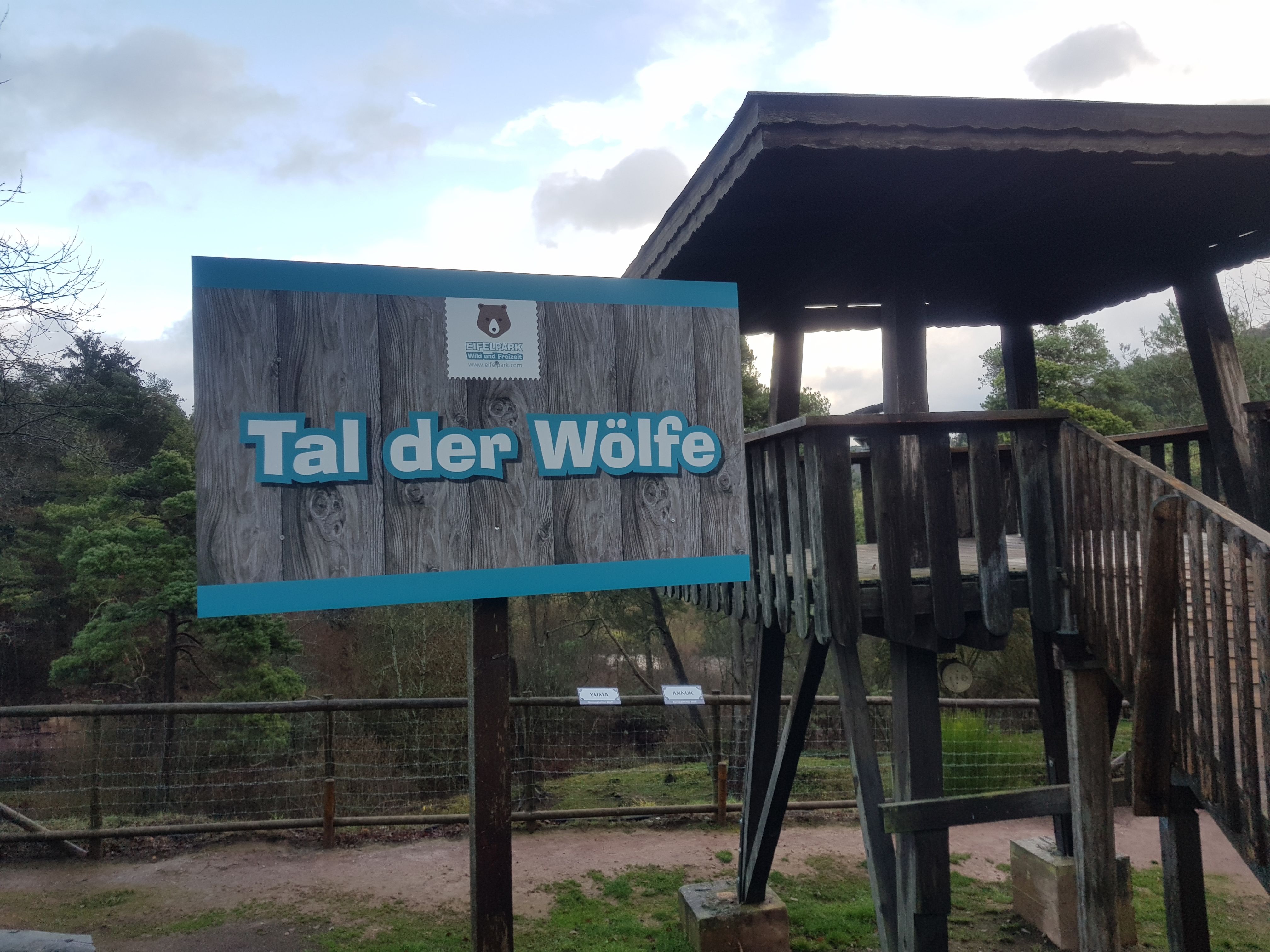 wolven dal in het Eifelpark