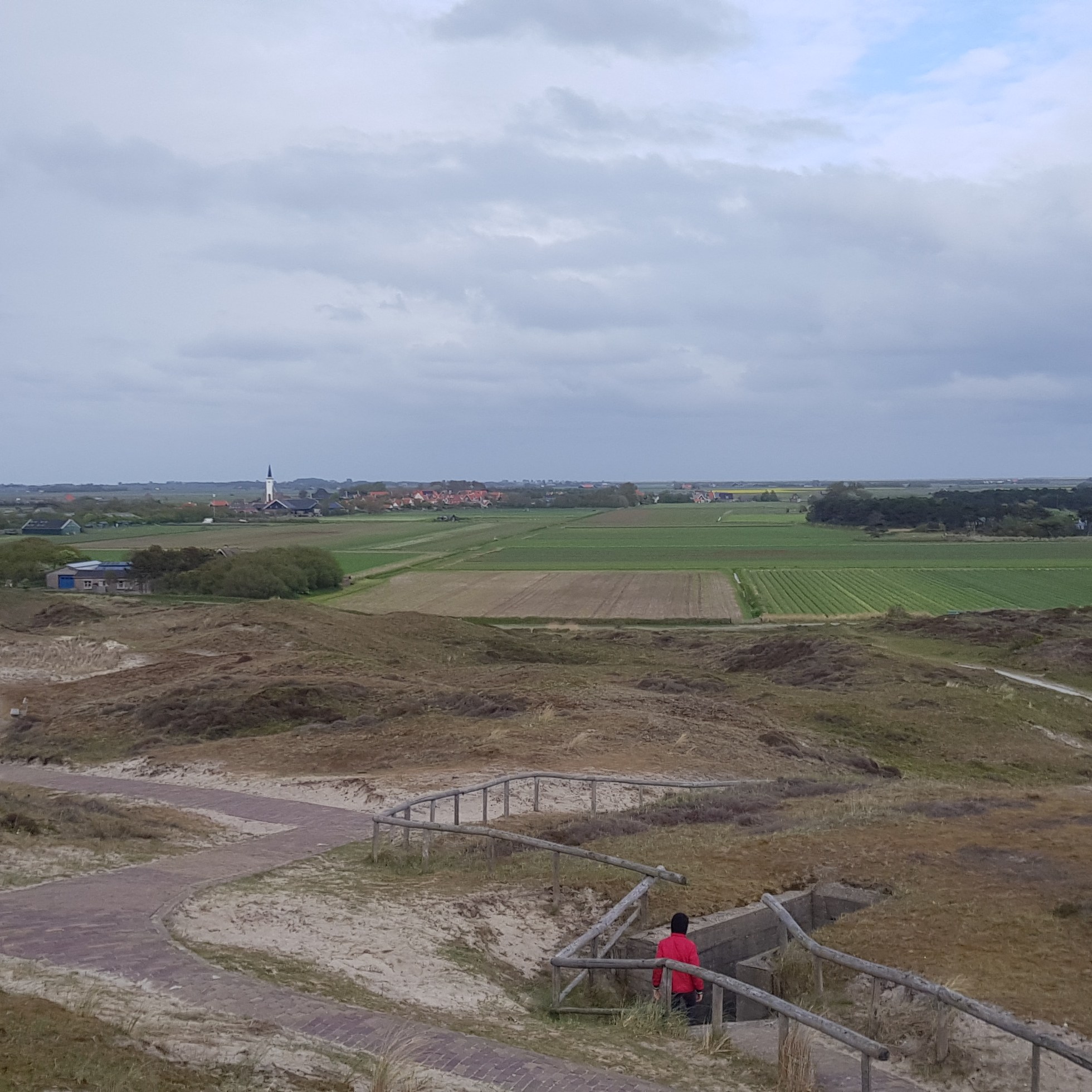 duinwandeling camping loodsmansduin texel