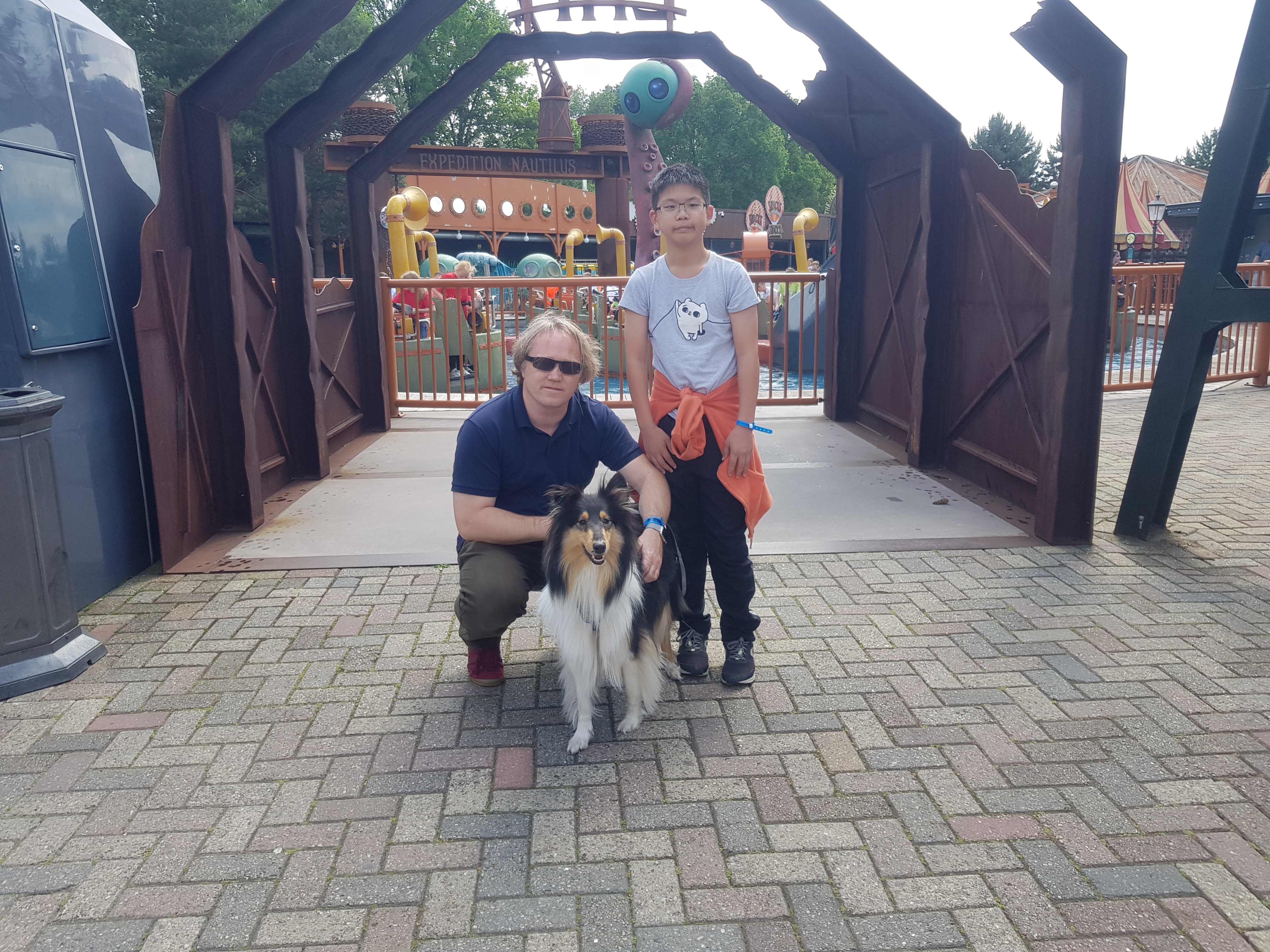 hond en familie slagharen