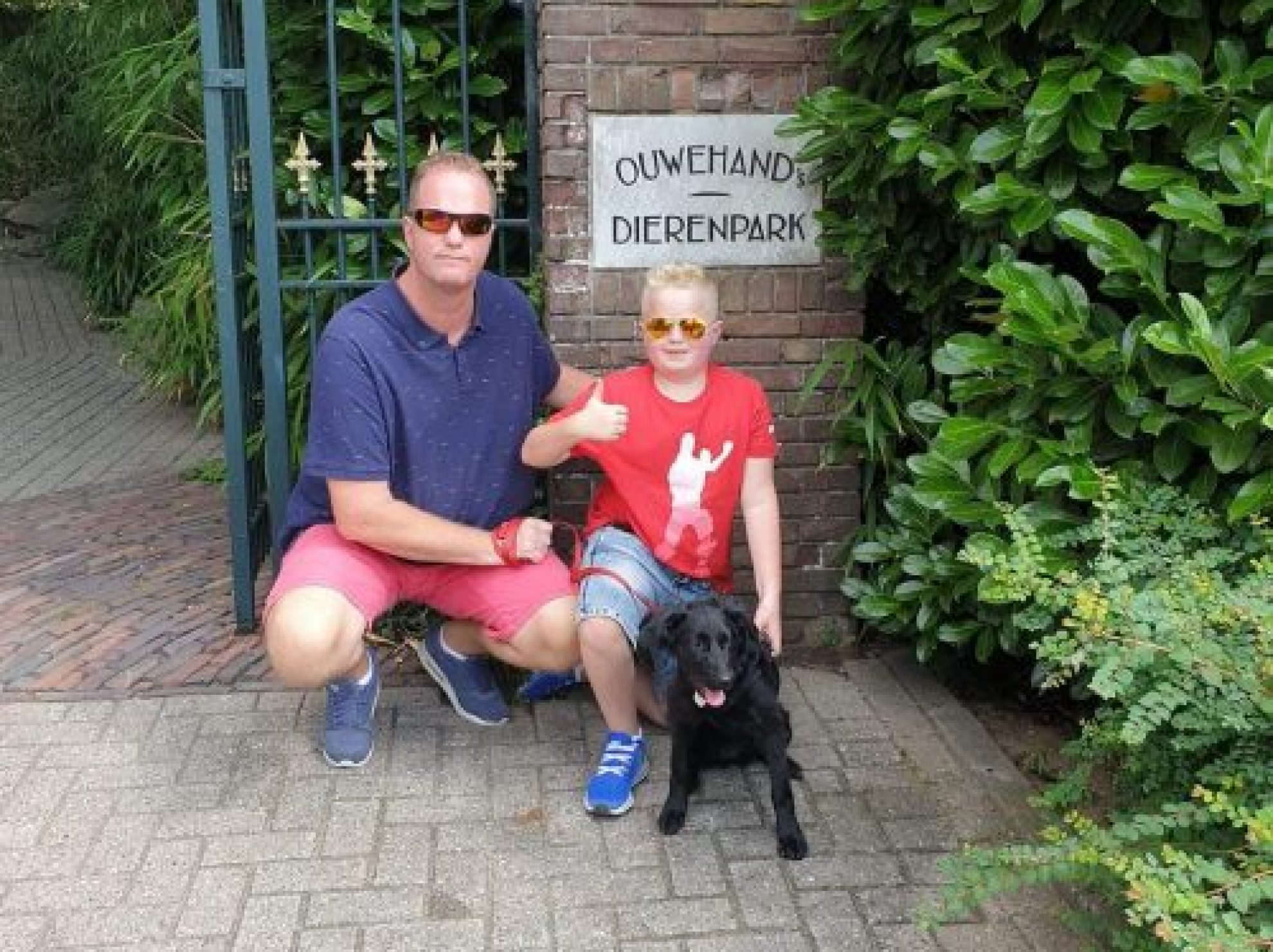 hond en familie