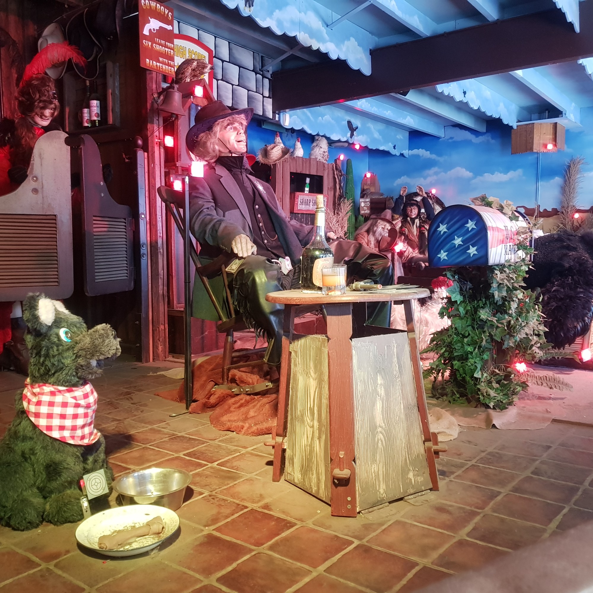 hond in schiettent duinrell