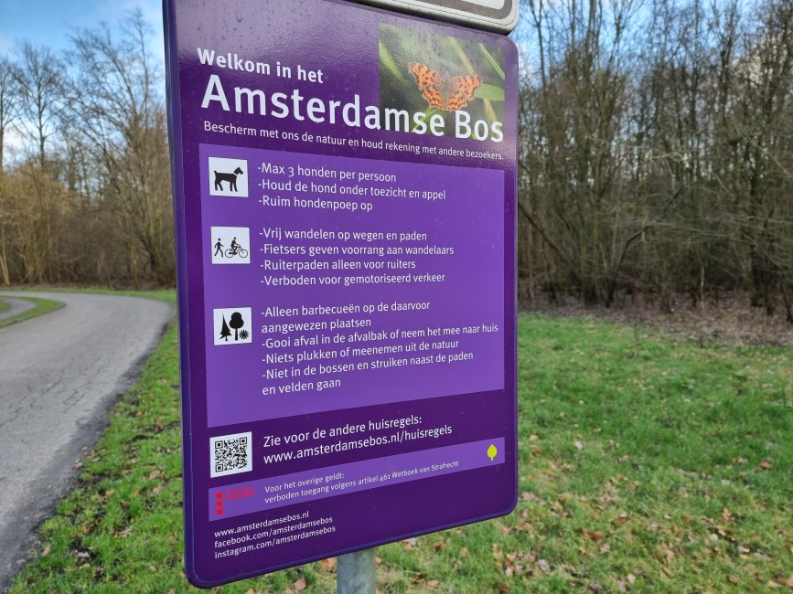 honden aan de lijn bord 