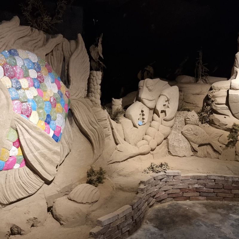 Zandsculpturen op de Veluwe